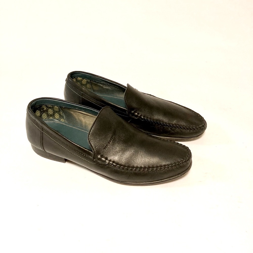 Men’s Ted Baker London Simeen Navy Genuine Leather Loafers size 8.5